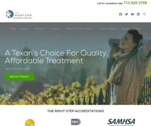 Rightsteprehabdallas.com(Texas Drug Rehab Centers) Screenshot