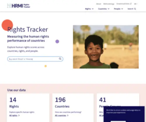 Rightstracker.org(HRMI Rights Tracker) Screenshot