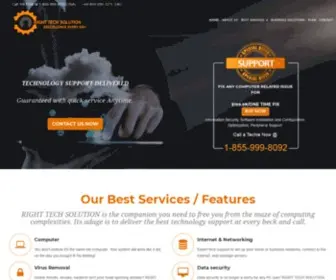 Righttechsolution.com(Right Tech Solution LLC) Screenshot