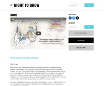 Righttogrow.org(Right to Grow) Screenshot