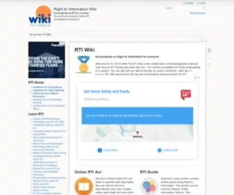 Righttoinformation.wiki(RTI Wiki) Screenshot