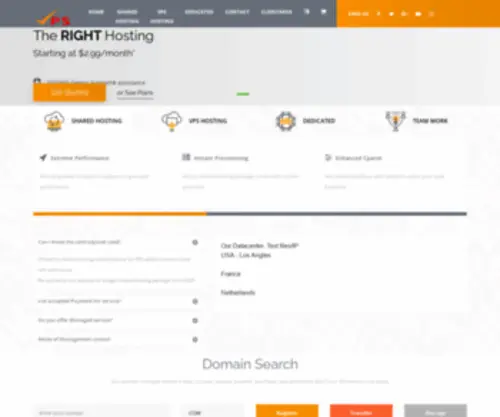 RightvPS.com(Your Hosting choice) Screenshot