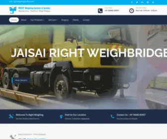 Rightweighing.com(Right Weighing System and Services) Screenshot