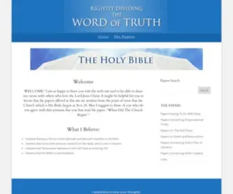 Rightwordtruth.com(Right Word Truth) Screenshot