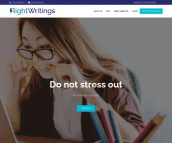 Rightwritings.com(Essay Help) Screenshot