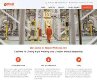 Rigidwelding.com(Rigid Welding Inc) Screenshot