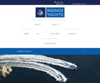 Riginosyachts.com Screenshot