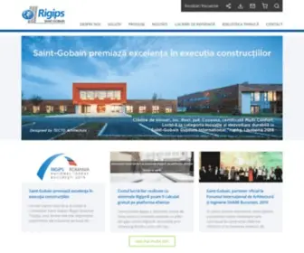 Rigips.ro(Saint-Gobain Rigips) Screenshot