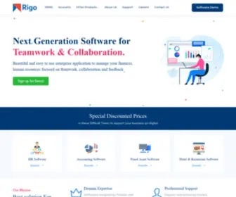 Rigoerp.com(Enterprise Application Development Company) Screenshot