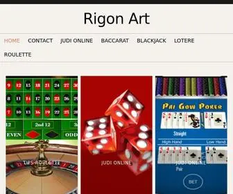 Rigonstories.com(Rigon Fine Art) Screenshot