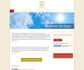 Rigpa.nl(Rigpa Nederland) Screenshot