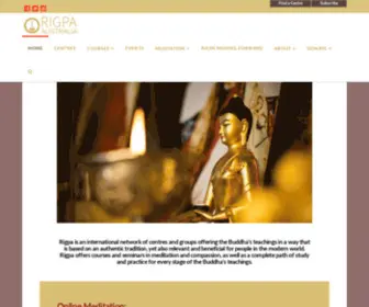 Rigpa.org.au(Rigpa Australia) Screenshot