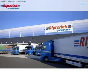 Rigterink.com(Logistik Transport Distribution) Screenshot