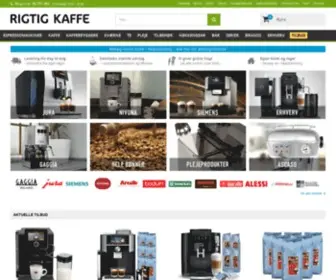 Rigtigkaffe.dk(Køb) Screenshot