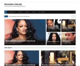 Rihanna-Fenty.com(Your best Rihanna fansite) Screenshot