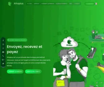 Rihaplus.com(Votre portefeuille mobile money en ligne) Screenshot