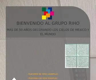 Riho.com.mx(RIHO SA DE CV) Screenshot