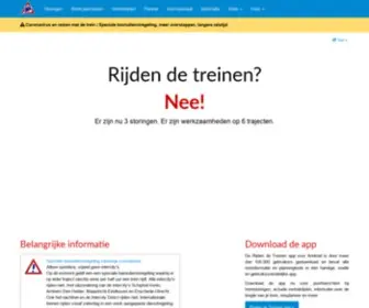 RijDendetreinen.nl(Rijden de Treinen) Screenshot
