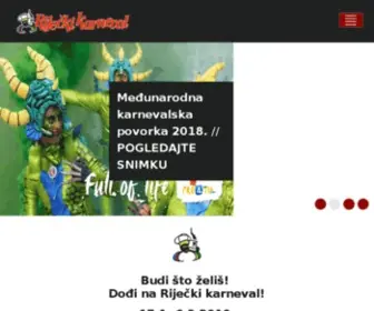 Rijecki-Karneval.hr(Riječki karneval) Screenshot