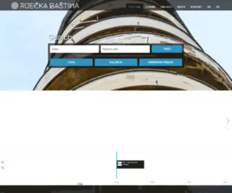 Rijekaheritage.org(Riječka baština) Screenshot