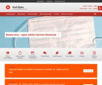 Rijeka.hr(Portal grada Rijeke) Screenshot