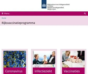 Rijksvaccinatieprogramma.nl(Rijksvaccinatieprogramma) Screenshot