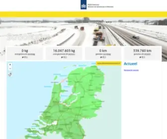 Rijkswaterstaatstrooit.nl(Strooikaart) Screenshot