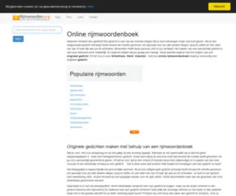 RijMwoorden.org(Eenvoudig originele gedichten maken) Screenshot