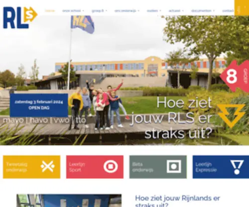 RijNlands.nl(Het Rijnlands Lyceum Sassenheim) Screenshot