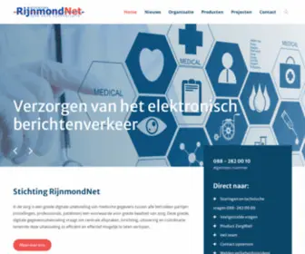 RijNmondnet.nl(Zorg door Communicatie) Screenshot