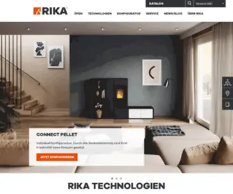 Rika.de(Öfen von RIKA) Screenshot