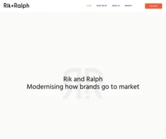 Rikandralph.com(Rik and Ralph) Screenshot