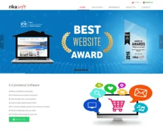 Rikasoft.com(North Cyprus Web Site Design & Software) Screenshot