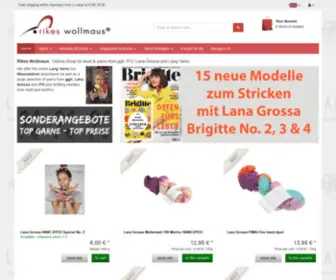 Rikes-Wollmaus.de(Rikes Wollmaus ®) Screenshot