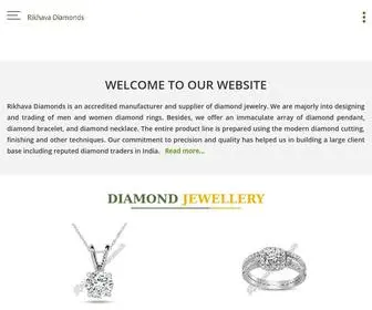 Rikhavadiamond.com(Rikhava Diamonds) Screenshot