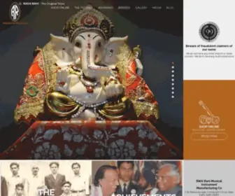 Rikhiram.com(Indian Musical Instruments Store Delhi) Screenshot