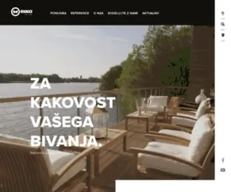 Riko-Hise.si(Lesene montažne hiše najvišje kakovosti) Screenshot