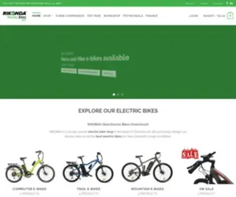 Rikonda.co.nz(RIKONDA Electric Bikes) Screenshot