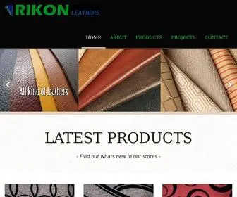 Rikonleathers.com(RIKON LEATHERS) Screenshot