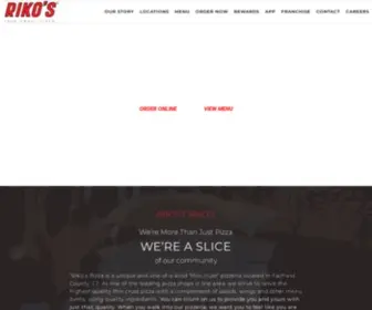 Rikospizza.com(New York Style Pizza) Screenshot