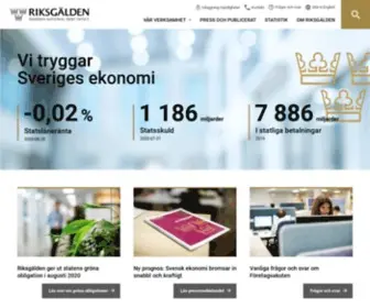 Riksgalden.se(Riksgälden.se) Screenshot
