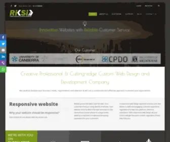 Riksi.com(Web design and development) Screenshot