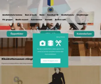 Riksidrottsmuseet.se(Riksidrottsmuseum) Screenshot