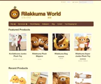 RilakkumaWorld.com(Rilakkuma World) Screenshot