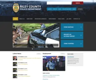 Rileycountypolice.org(Riley County Police Department) Screenshot