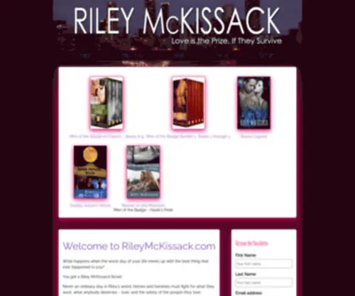 Rileymckissack.com(Author Riley McKissack) Screenshot