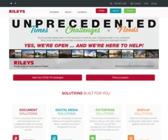 Rileys.com(Printing Scanning Copying Calgary) Screenshot