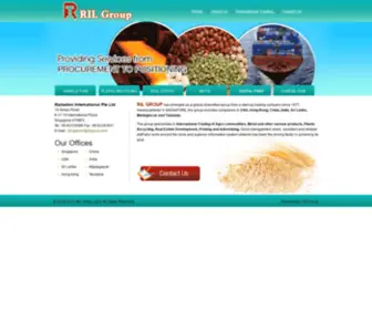 Rilgroup.com(Agriculture, Plastic Recycling, Real Estate Development, Metal, Printing and others Chinese Item) Screenshot