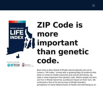 Rilifeindex.org(Rhode Island Life Index) Screenshot