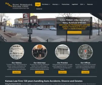 Rilinglaw.com(Riling, Burkhead and Nitcher Cht) Screenshot